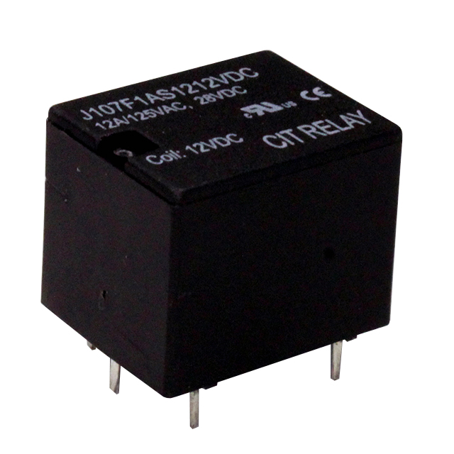 J107F1AS1212VDC.45 CIT Relay and Switch  Power Relays Over 2 Amps